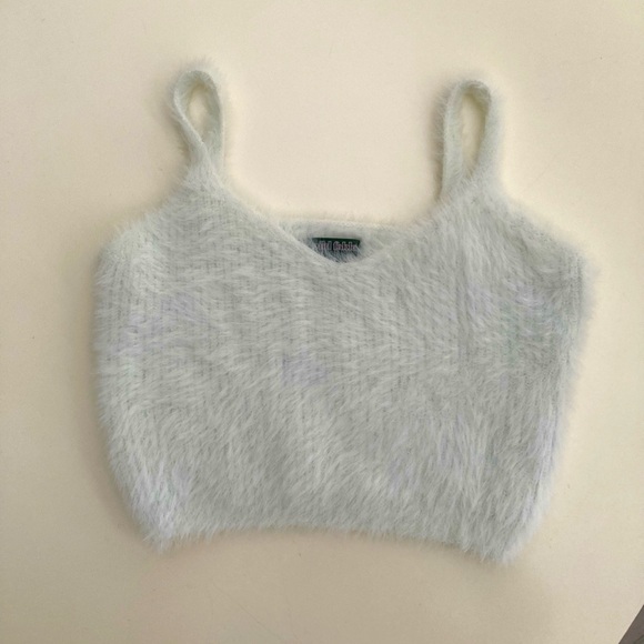 wild fable Tops - Fuzzy Mint Blue Camisole